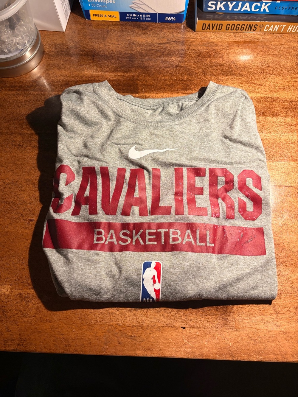 Nike Cleveland Cavaliers Gray Basketball T-Shirt